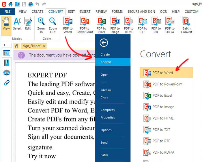 convert from pdf to word online free